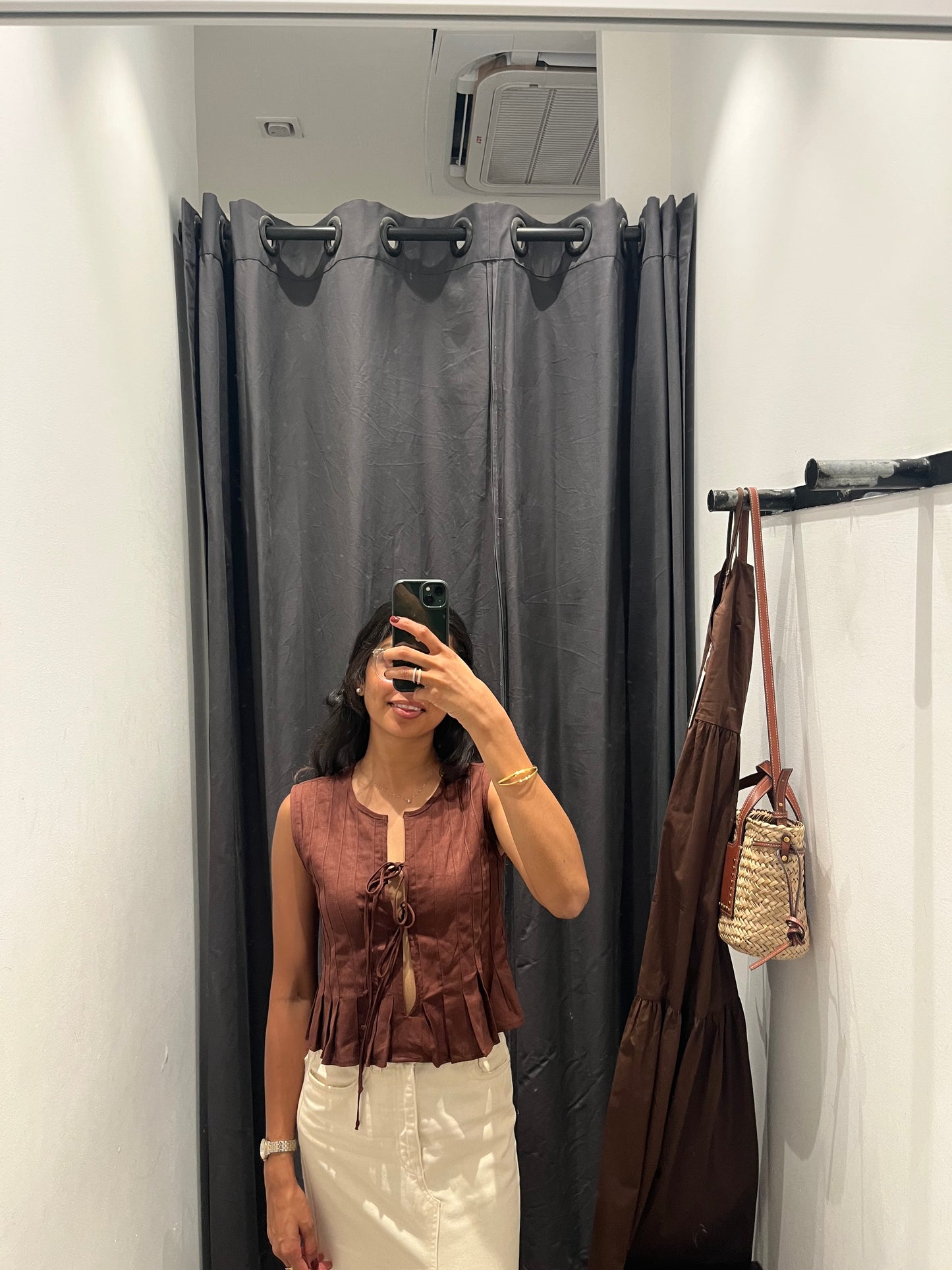ALBA PLEATED TOP