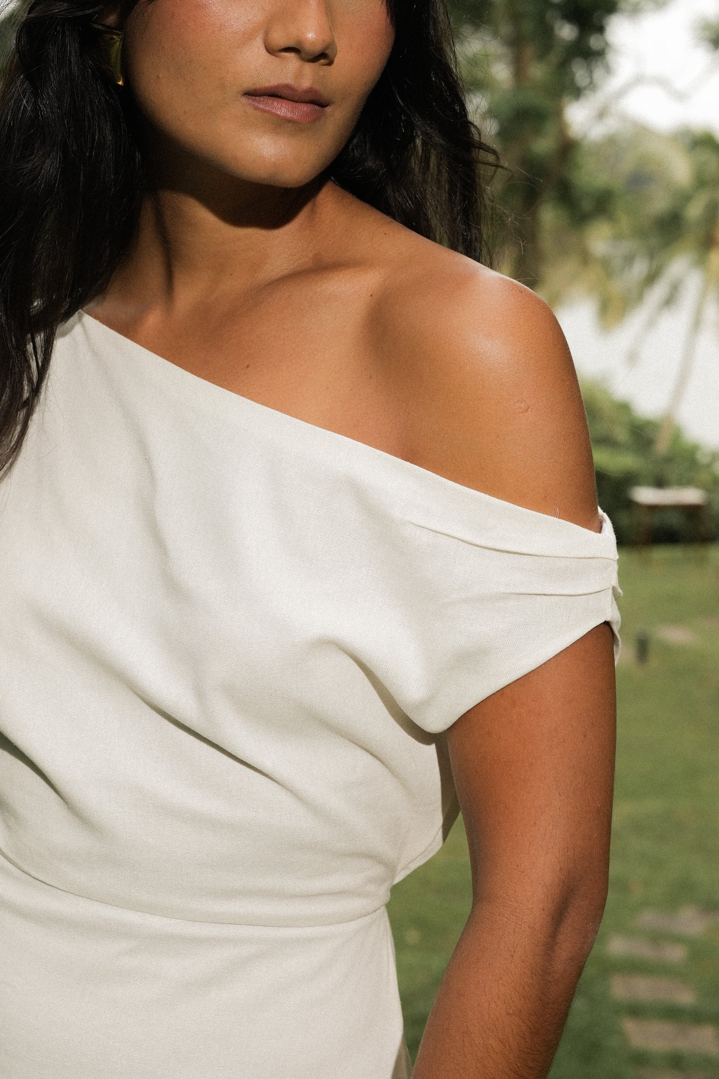 AMALFI ASYMMETRICAL MAXI DRESS
