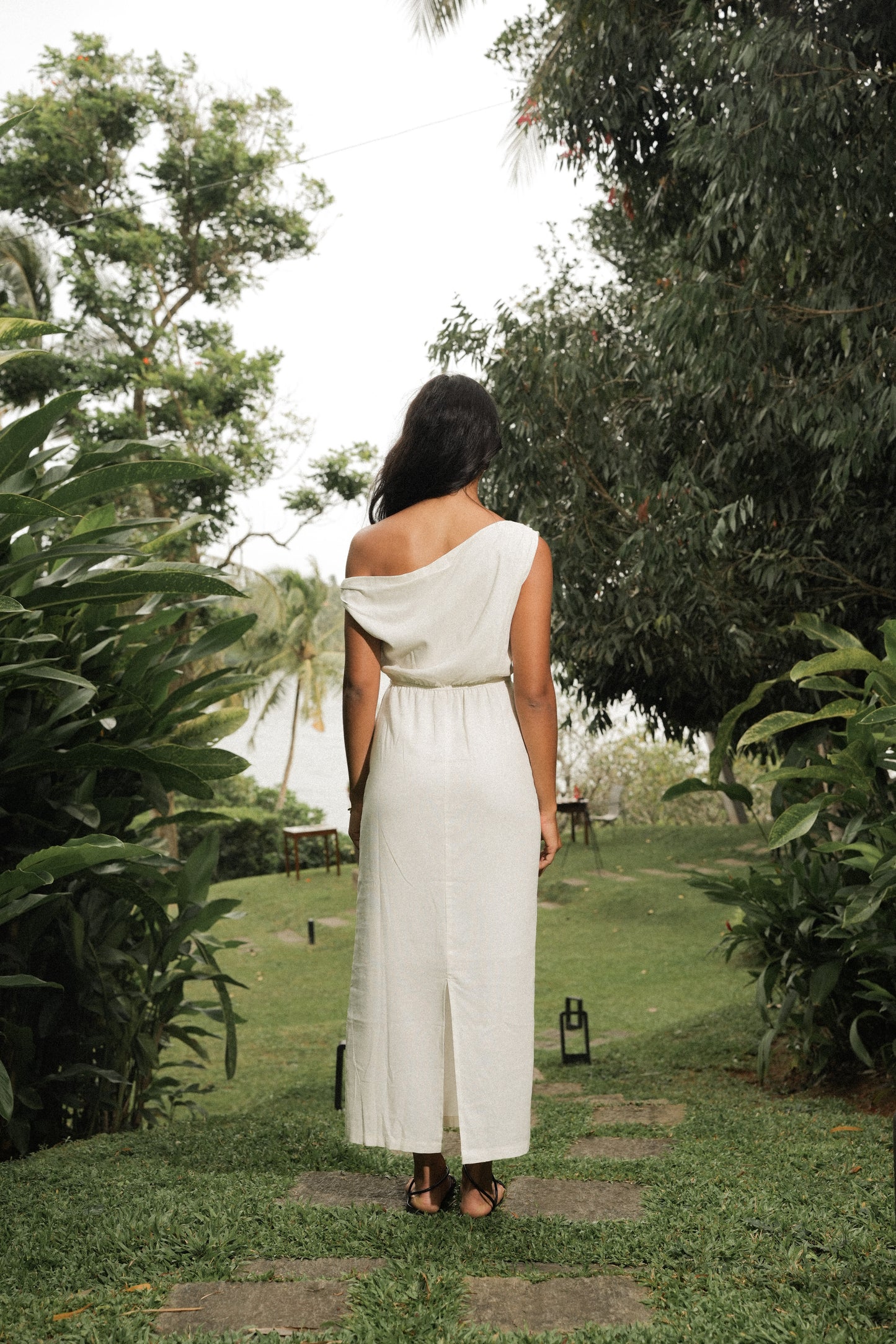 AMALFI ASYMMETRICAL MAXI DRESS