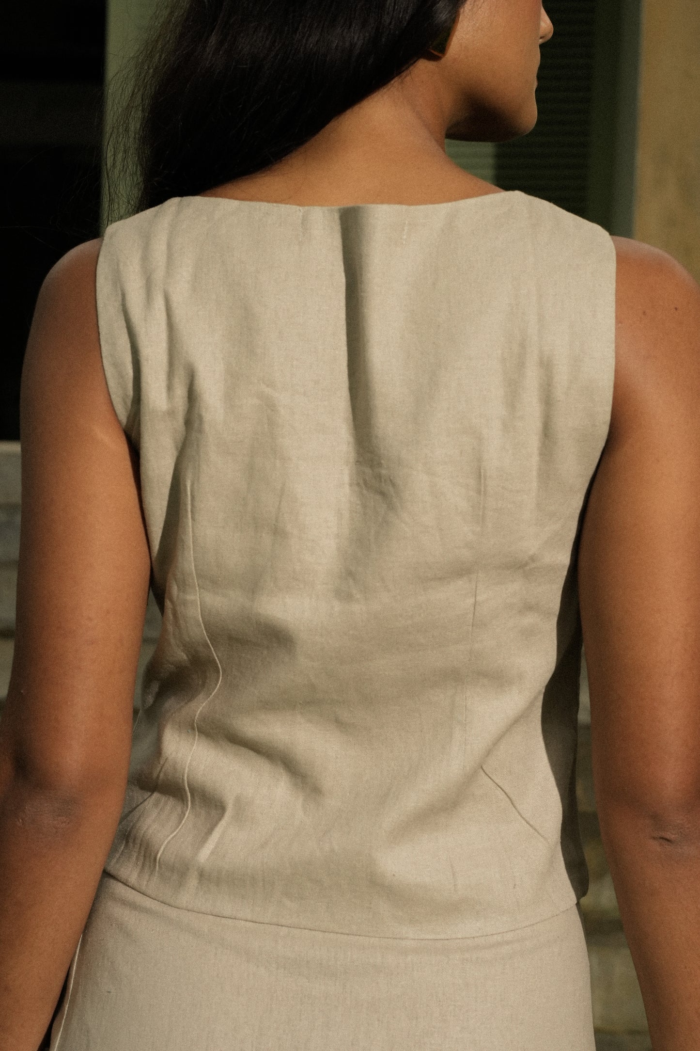 CHIARA LINEN VEST