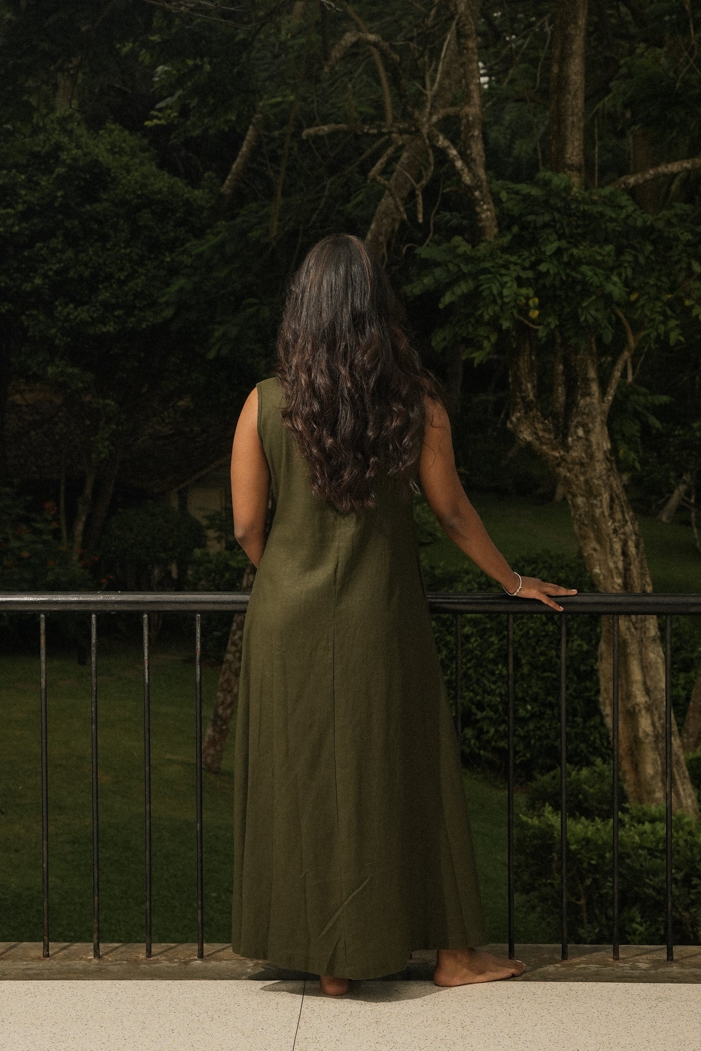TAMARA PLEATED MIDI DRESS