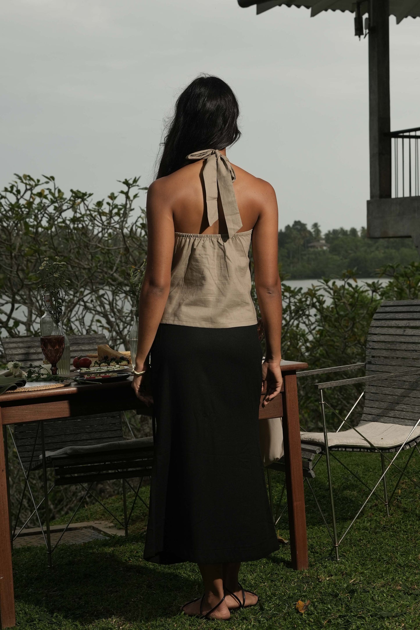 BIANCA HALTER NECK TOP