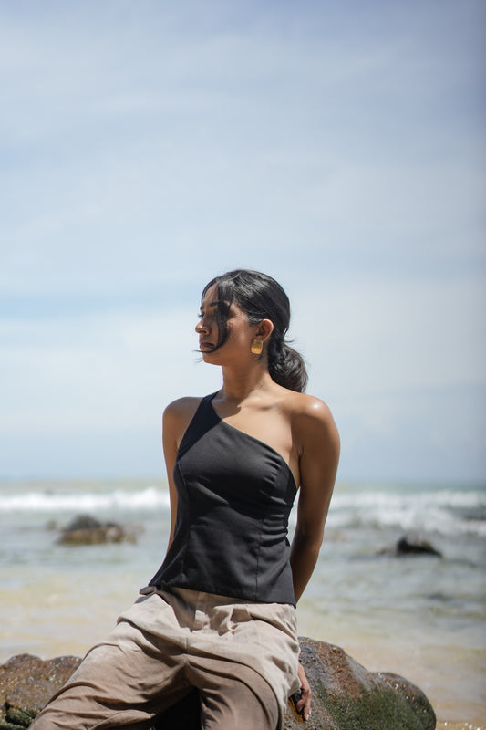 SOLEA ONE-SHOULDER TOP