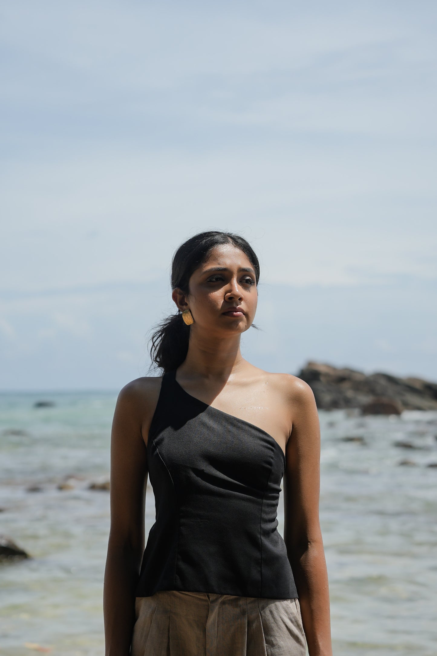 SOLEA ONE-SHOULDER TOP