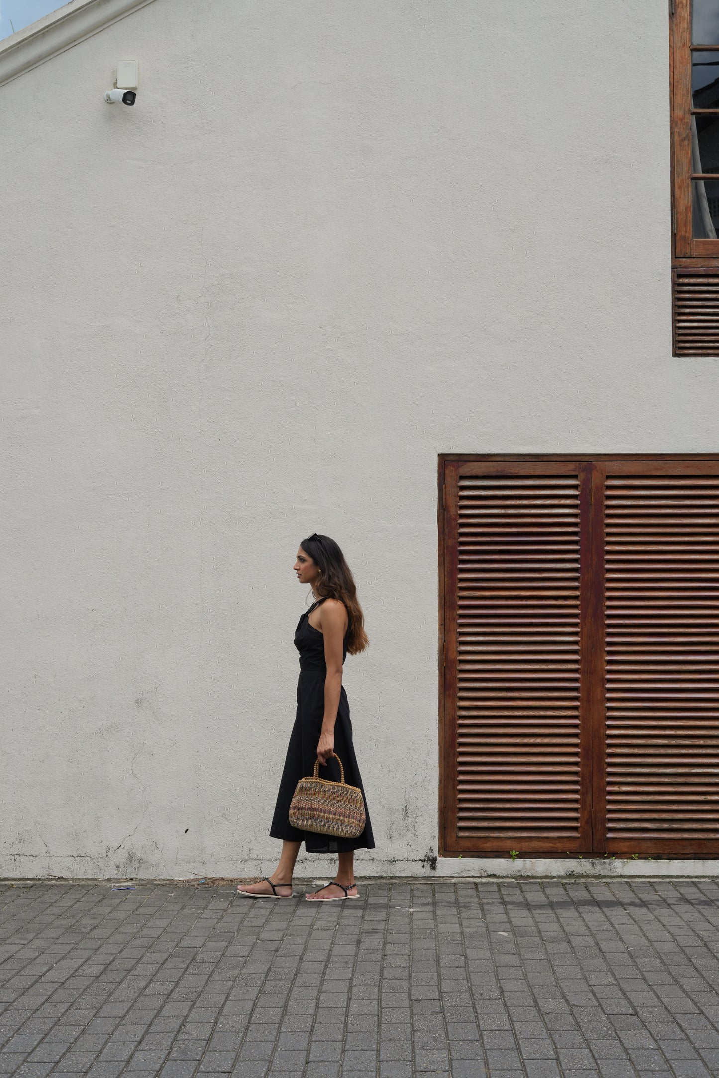 TOSCANA MIDI DRESS - BLACK