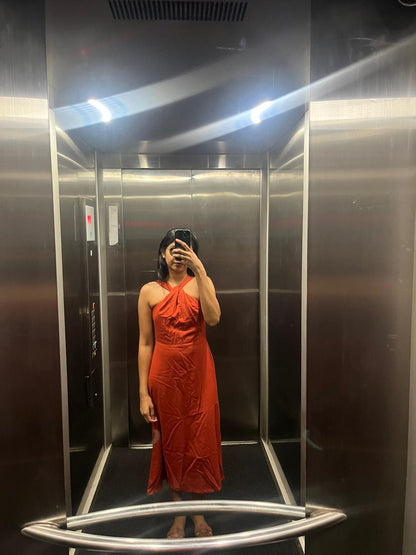 TOSCANA MIDI LINEN DRESS